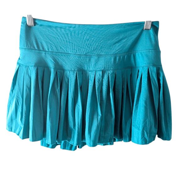 Women's Gold Hinge Teal Pleated Skort - Picture 2 of 3